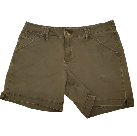 Lee Pants - Lee Midrise Fit Olive Khaki Shorts Size 10